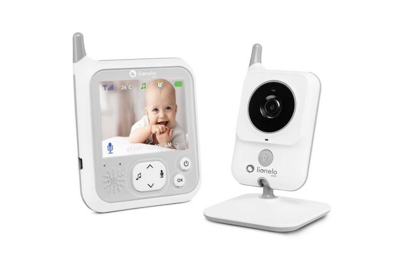 lionelo Babyphone Babyline 7.1, VOX-System temperaturfühler 40 Stunden reichweite 260m von lionelo