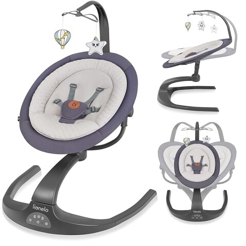 lionelo Babywippe Rina  Concrete Grey von lionelo