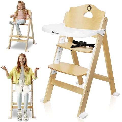 lionelo Hochstuhl Floris  White Natural von lionelo