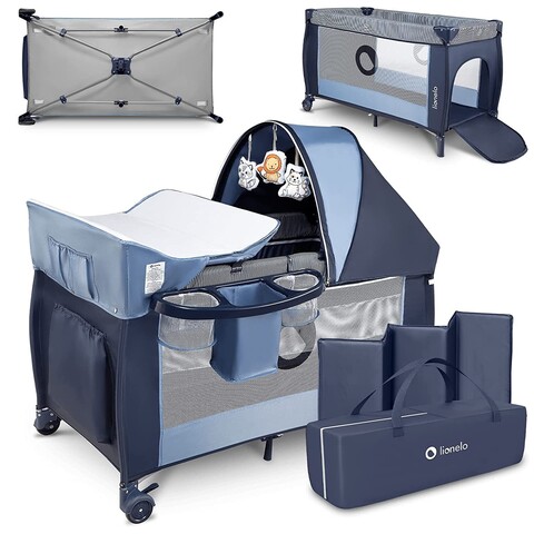 lionelo Reisebett Sven Plus  Blue Navy von lionelo