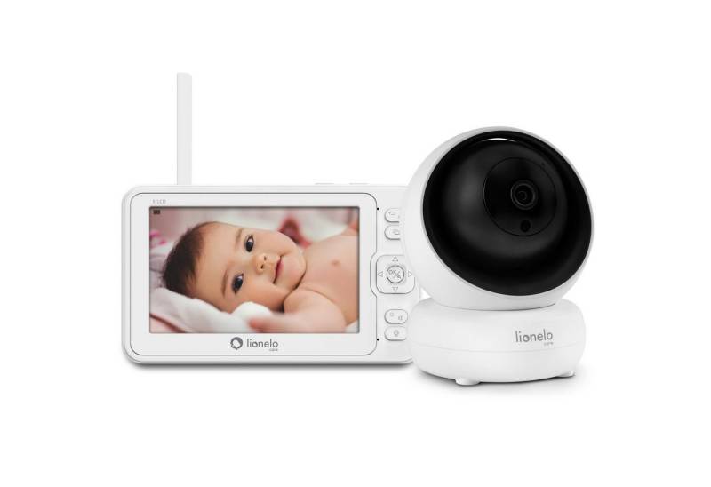 lionelo Video-Babyphone BABYLINE 8.3, Set, Set, Beste Kamera 5", 360-Grad, 3600 mAh, Intelligente Funktionen von lionelo