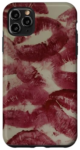Hülle für iPhone 11 Pro Max kisses lipstick marks lips for women girls makeup lover Hülle für iPhone 11 Pro Max kisses lipstick marks lips for women girls makeup lover von lipstick