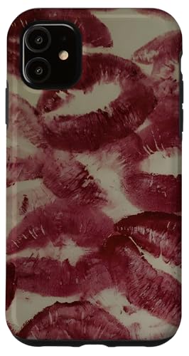 Hülle für iPhone 11 kisses lipstick marks lips for women girls makeup lover Hülle für iPhone 11 kisses lipstick marks lips for women girls makeup lover von lipstick