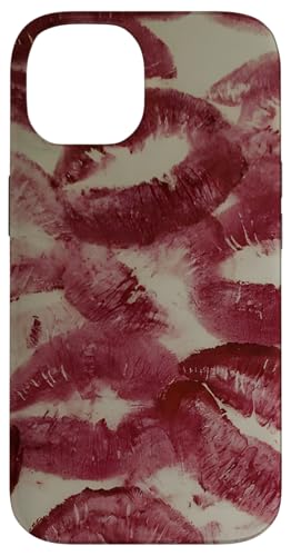 Hülle für iPhone 14 kisses lipstick marks lips for women girls makeup lover Hülle für iPhone 14 kisses lipstick marks lips for women girls makeup lover von lipstick
