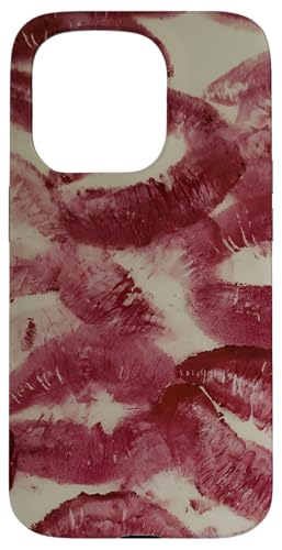 Hülle für iPhone 15 Pro kisses lipstick marks lips for women girls makeup lover Hülle für iPhone 15 Pro kisses lipstick marks lips for women girls makeup lover von lipstick