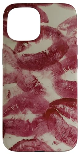 Hülle für iPhone 15 kisses lipstick marks lips for women girls makeup lover Hülle für iPhone 15 kisses lipstick marks lips for women girls makeup lover von lipstick