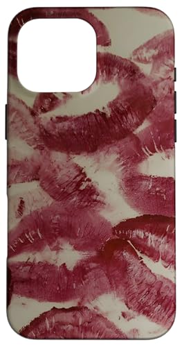 Hülle für iPhone 16 Pro Max kisses lipstick marks lips for women girls makeup lover Hülle für iPhone 16 Pro Max kisses lipstick marks lips for women girls makeup lover von lipstick