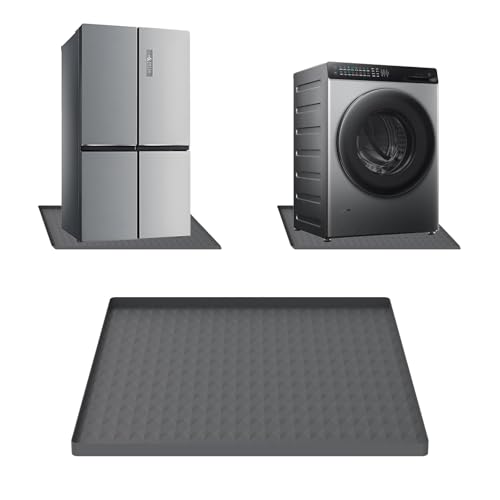 lisetar Mini-Kühlschrank-Silikonmatte, 60 x 60 cm, Bodenschutz mit 2,3 cm erhöhten Kanten, Abtropfschale für Waschmaschine und Gefrierschrank, Trockner-Tropfpfanne, Weinschrank und Kaffeemaschine, lisetar Mini-Kühlschrank-Silikonmatte, 60 x 60 cm, Bodenschutz mit 2,3 cm erhöhten Kanten, Abtropfschale für Waschmaschine und Gefrierschrank, Trockner-Tropfpfanne, Weinschrank und Kaffeemaschine, von lisetar