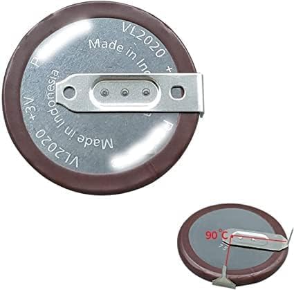lishitool Ersatz-Schlüsselbatterie VL2020, passend für BMW 1er, 3er, 5er, 6er, 7er-Serie E90, E92, E93, Entry Keyless Remote Smart Remote Contril Schlüsselanhänger lishitool Ersatz-Schlüsselbatterie VL2020, passend für BMW 1er, 3er, 5er, 6er, 7er-Serie E90, E92, E93, Entry Keyless Remote Smart Remote Contril Schlüsselanhänger von lishitool
