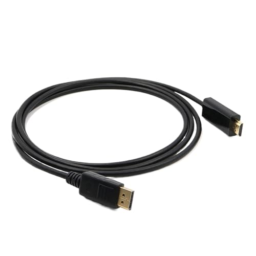 lisutupode Computermonitor-Kabel - Hochgeschwindigkeits Unidirektionale Leitung | 1,8m Hochgeschwindigkeits-Datenübertragung Ersatzkabel Für Laptops, Video & Desktop- von lisutupode