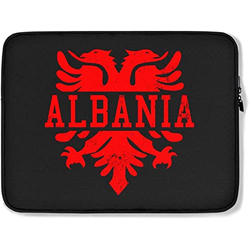 Laptop Hülle Tasche Albanien Adler Tablet Tasche Hülle Mode Laptoptasche Mit Reißverschluß Schutzhülle Für Laptop, Für Frauen, Männer, 15in von lixinxianshouyishangmaoyouxiangongsi1