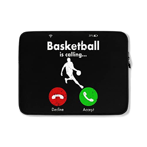 Laptop Hülle Tasche Basketballkorb Slam Dunk Geschenkidee Laptop-Schutzhülle Mit Reißverschluß Tablet Tragetasche Mode Laptoptasche, Für Laptops, Frauen, 15in von lixinxianshouyishangmaoyouxiangongsi1