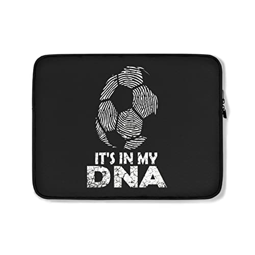 Laptop Hülle Tasche Fußball In Der DNA Schutzhülle Mode Laptophülle Stoßfeste Laptop-Abdeckung, Für Laptops, Männer, 15in von lixinxianshouyishangmaoyouxiangongsi1
