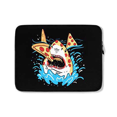 Laptop Hülle Tasche Stück Ocean Pizza Shark Notebook Hülle Mit Reißverschluß Schutzhülle Für Laptop Wasserdicht Tablet Tragetasche, Für Notebook, Laptops, 15in von lixinxianshouyishangmaoyouxiangongsi1