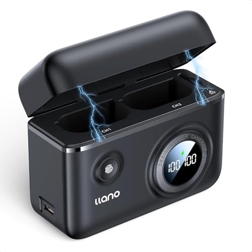 llano DMW-BLK22 Schnelles Ladegerät Akku Charger für Panasonic Lumix S5, S5 II, S9, GH6, S5IIX, GH5 II, S5M2, S5M2X, GH5M2, DC-S9, DC-G9, IIDC-S5, DC-S5 II, DC-S5 usw. llano DMW-BLK22 Schnelles Ladegerät Akku Charger für Panasonic Lumix S5, S5 II, S9, GH6, S5IIX, GH5 II, S5M2, S5M2X, GH5M2, DC-S9, DC-G9, IIDC-S5, DC-S5 II, DC-S5 usw. von llano