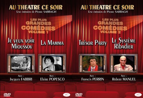 Les plus grandes comédies 4 DVD : Tresor Party - Le système Ribadier - Je veux voir Mioussov - La Mamma (Au Théâtre Ce Soir) von lmlr
