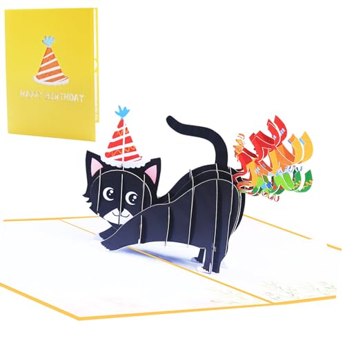 Pop-Up Karte Geburtstag Geburtstagskatze 3D Lustige Pop up Geburtstagskarte Katze Happy Birthday Geburtstagskarten Katzen für Frauen Männer Geburtstagsgeschenke mit Katzenmotiv für Katzenliebhaber Pop-Up Karte Geburtstag Geburtstagskatze 3D Lustige Pop up Geburtstagskarte Katze Happy Birthday Geburtstagskarten Katzen für Frauen Männer Geburtstagsgeschenke mit Katzenmotiv für Katzenliebhaber von lokxmve