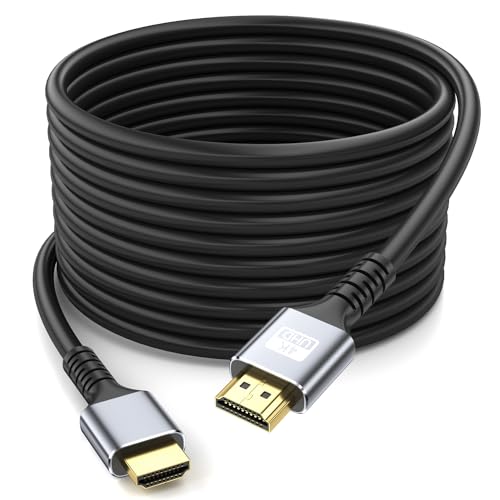 looyotul 4k Hdmi Kabel 15m Ultra High Speed HDMI 2.0 Kabel 4K@60Hz 18gbps Gold überzogener Stecker 3D ARC Ethernet HDMI Kabel für HDTV Monitor Laptop Roku TV Xbox PS3/PS4 (Silber) looyotul 4k Hdmi Kabel 15m Ultra High Speed HDMI 2.0 Kabel 4K@60Hz 18gbps Gold überzogener Stecker 3D ARC Ethernet HDMI Kabel für HDTV Monitor Laptop Roku TV Xbox PS3/PS4 (Silber) von looyotul
