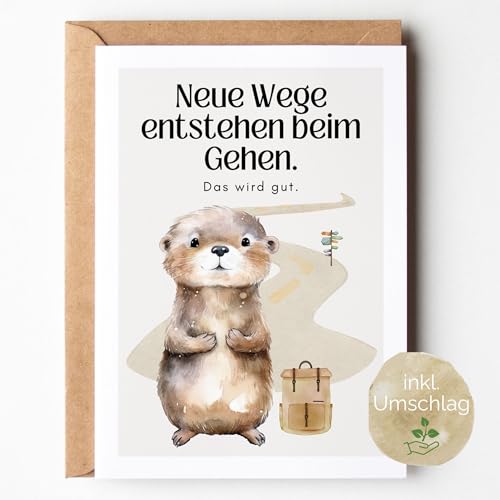 loulala® Otter Geburtstagskarte (Neue Wege) von loulala