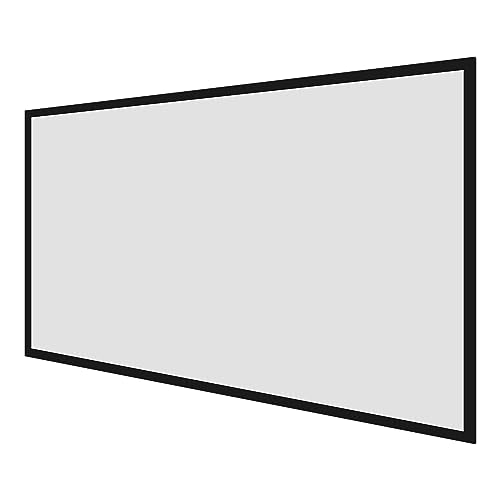 130 Zoll Projektionswand 16:9 Projektor Aluminium-Legierung Rahmen Leinwände HD Große Bereich Projektionswand Wandmontage Projektionsleinwand für Haus Video-Projektoren von lousriyy