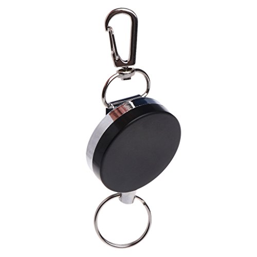 lpyfgtp Angeln Zinger Retractor Schlüssel Spule Halter Einziehbares Stahl Kabel Outdoor Zubehör von lpyfgtp