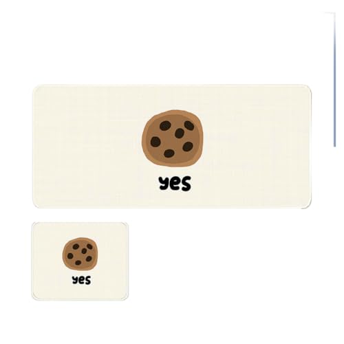 lucaeuden Doodle Charm Glow Mauspad – verspielte, handgezeichnete LED-Schreibtischunterlage (mehrfarbig), Farbe 123 von lucaeuden