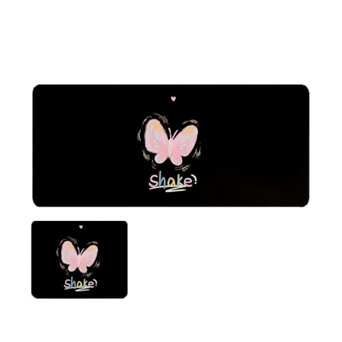 lucaeuden Doodle Charm Glow Mauspad – verspielte, handgezeichnete LED-Schreibtischunterlage (verschiedene Größen), Farbe 120 von lucaeuden