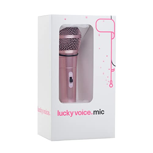 Lucky Voice Karaoke-Mikrofon rose gold von lucky voice