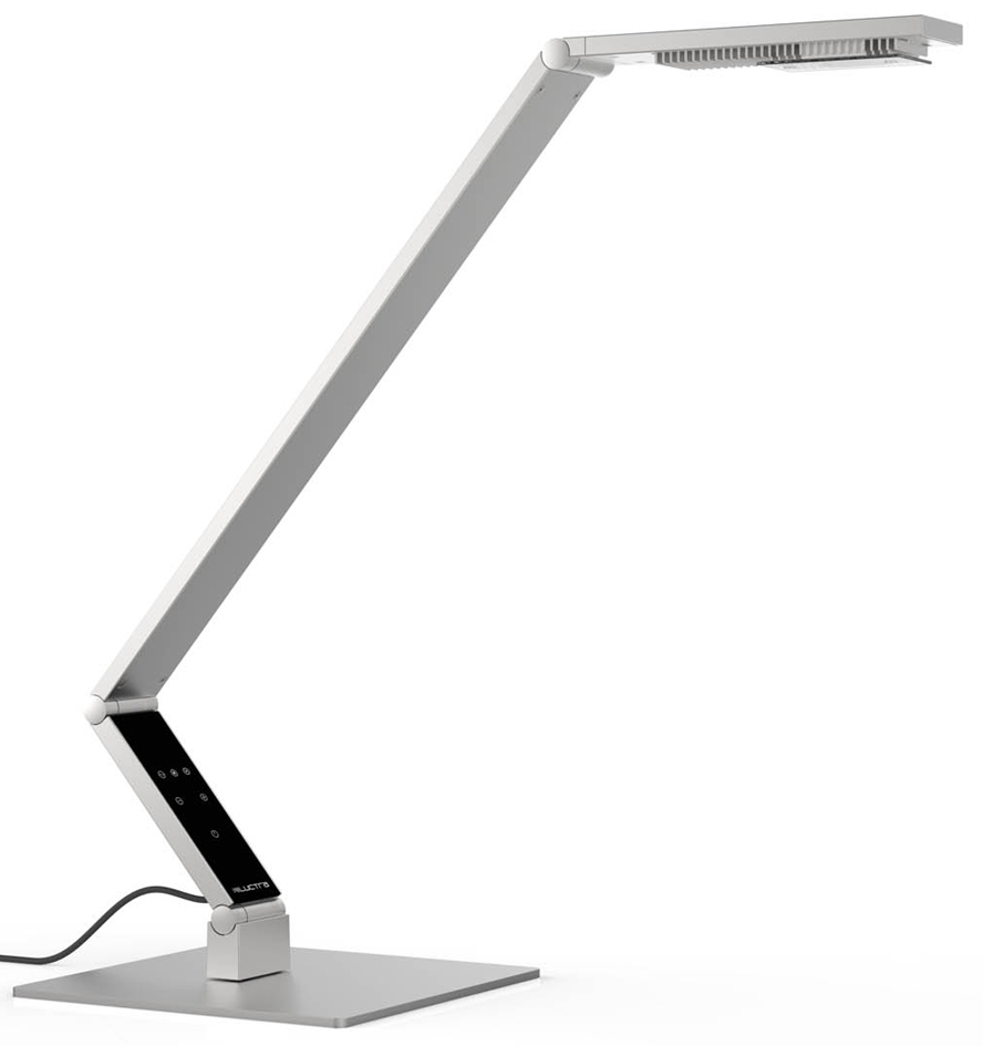 LUCTRA LED-Tischleuchte TABLE LINEAR BASE, silber von luctra