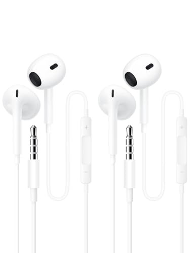 2 Pack kopfhörer mit Kabel in Ear kopfhörer Kabel Ohrhörer mit Mikrofon und Lautstärkeregler Headset mit 3.5mm Kopfhörern für Phone Samsung Huawei Android Smartphone Laptop MP3 Players 2 Pack kopfhörer mit Kabel in Ear kopfhörer Kabel Ohrhörer mit Mikrofon und Lautstärkeregler Headset mit 3.5mm Kopfhörern für Phone Samsung Huawei Android Smartphone Laptop MP3 Players von lululeague