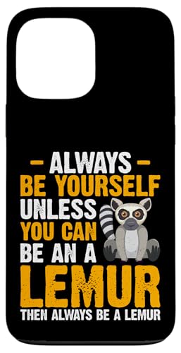 lustiges Lemuren-Design für Tierfans und -liebhaber Hülle für iPhone 13 Pro Max von lustiges Lemur Haustier Design