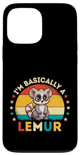 lustiges Lemuren-Design für Tierfans und -liebhaber Hülle für iPhone 13 Pro Max von lustiges Lemur Haustier Design