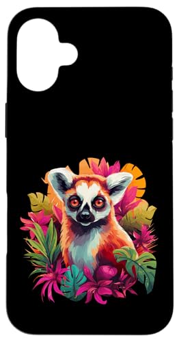 lustiges Lemuren-Design für Tierfans und -liebhaber Hülle für iPhone 16 Plus von lustiges Lemur Haustier Design