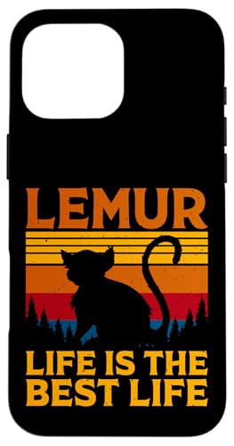 lustiges Lemuren-Design für Tierfans und -liebhaber Hülle für iPhone 16 Pro Max von lustiges Lemur Haustier Design