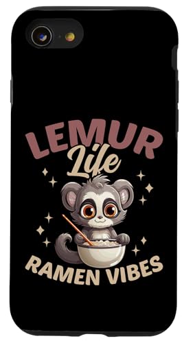 lustiges Lemuren-Design für Tierfans und -liebhaber Hülle für iPhone SE (2020) / 7 / 8 von lustiges Lemur Haustier Design