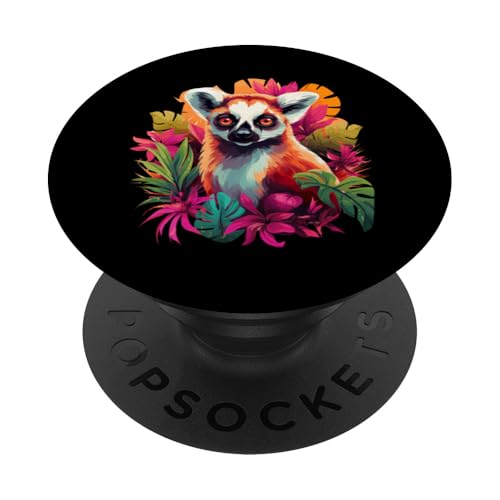 lustiges Lemuren-Design für Tierfans und -liebhaber PopSockets Klebender PopGrip lustiges Lemuren-Design für Tierfans und -liebhaber PopSockets Klebender PopGrip von lustiges Lemur Haustier Design
