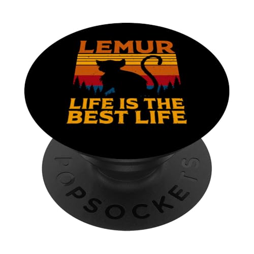 lustiges Lemuren-Design für Tierfans und -liebhaber PopSockets Klebender PopGrip lustiges Lemuren-Design für Tierfans und -liebhaber PopSockets Klebender PopGrip von lustiges Lemur Haustier Design