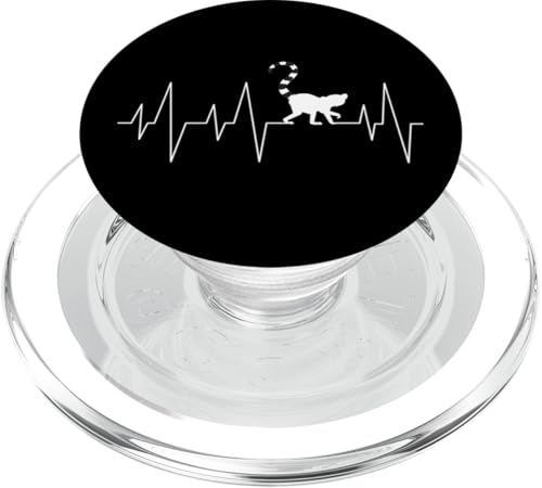 lustiges Lemuren-Design für Tierfans und -liebhaber PopSockets PopGrip für MagSafe von lustiges Lemur Haustier Design