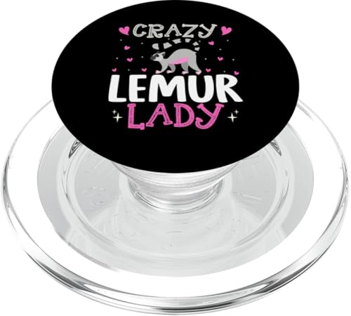 lustiges Lemuren-Design für Tierfans und -liebhaber PopSockets PopGrip für MagSafe von lustiges Lemur Haustier Design