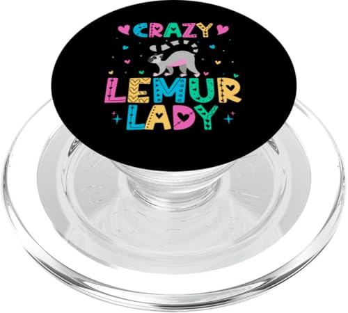 lustiges Lemuren-Design für Tierfans und -liebhaber PopSockets PopGrip für MagSafe von lustiges Lemur Haustier Design