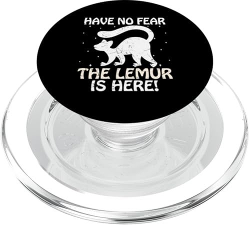 lustiges Lemuren-Design für Tierfans und -liebhaber PopSockets PopGrip für MagSafe von lustiges Lemur Haustier Design
