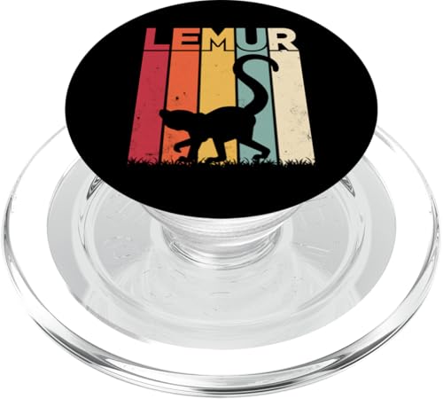 lustiges Lemuren-Design für Tierfans und -liebhaber PopSockets PopGrip für MagSafe von lustiges Lemur Haustier Design