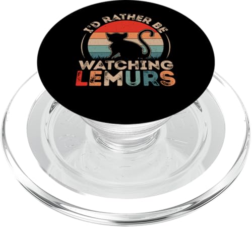 lustiges Lemuren-Design für Tierfans und -liebhaber PopSockets PopGrip für MagSafe von lustiges Lemur Haustier Design