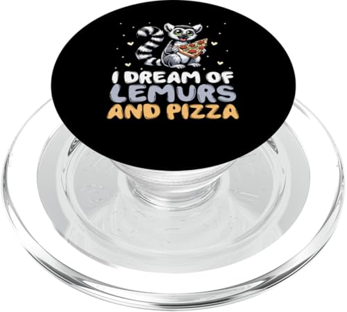 lustiges Lemuren-Design für Tierfans und -liebhaber PopSockets PopGrip für MagSafe von lustiges Lemur Haustier Design