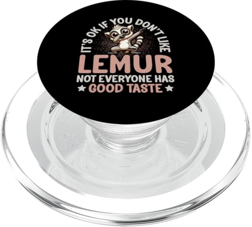 lustiges Lemuren-Design für Tierfans und -liebhaber PopSockets PopGrip für MagSafe von lustiges Lemur Haustier Design