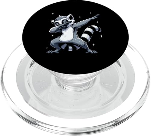 lustiges Lemuren-Design für Tierfans und -liebhaber PopSockets PopGrip für MagSafe von lustiges Lemur Haustier Design