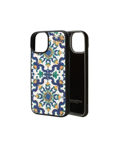 Echtleder-Handyhülle für iPhone, stoßfestes Etui mit Amalfi-Küsten- oder Mamba-Motiv, kompatibel mit iPhone 16, 16 Pro, 16 Pro Max, 15, 15 Pro, 15 Pro Max, 14, 14 Pro, 14 Pro Max, 13 (Blaue 15) von lux brand