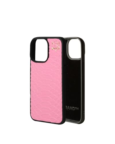 Echtleder-Handyhülle für iPhone, stoßfestes Etui mit Amalfi-Küsten- oder Mamba-Motiv, kompatibel mit iPhone 16, 16 Pro, 16 Pro Max, 15, 15 Pro, 15 Pro Max, 14, 14 Pro, 14 Pro Max, 13 (Rosa 15 Pro Max) von lux brand