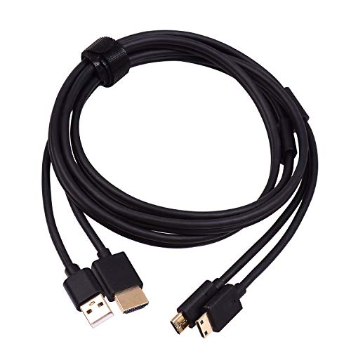 lvifloae 2-in-1-Kabel HD USB Typ C 1,55 m für Graphics Tablet Monitor von lvifloae