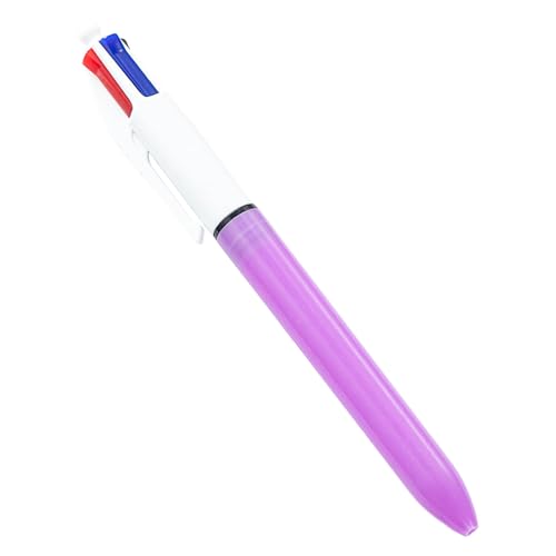 lxuebaix 4-in-1-Druckkugelschreiber, 4 Farben, Shuttle-Stifte, mehrfarbige Stifte, Büro- und Schulbedarf für reibungsloses Schreiben von lxuebaix